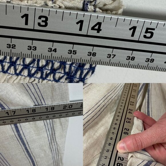 NWT Madewell Smocked Linen Jumpsuit Pockets 2020 New With Tags Size Small Boho S - Picture 12 of 16